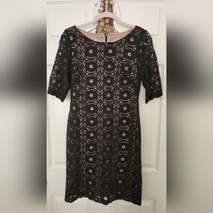 Sophia Christina Black Lace Dress